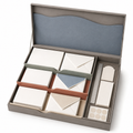 Premium Cotton-Paper Correspondence Writing Chest, 120-Piece Set